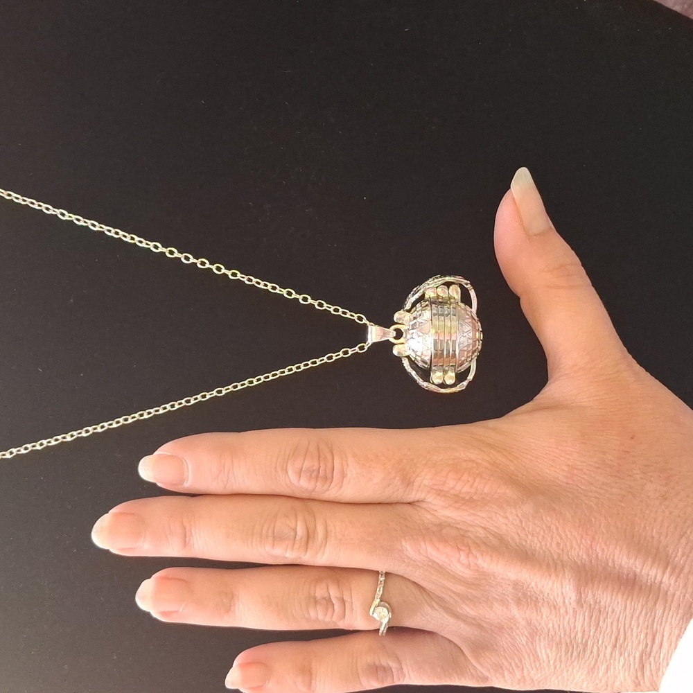Silver Photo Locket Necklace - Picture 7 of 7
